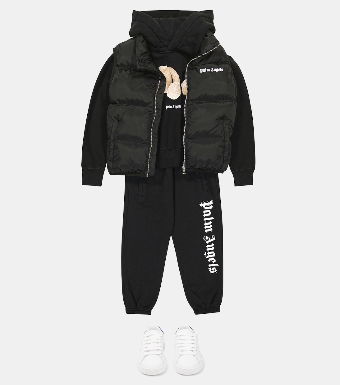 Bedruckter Hoodie aus Baumwolle | Palm Angels Kids