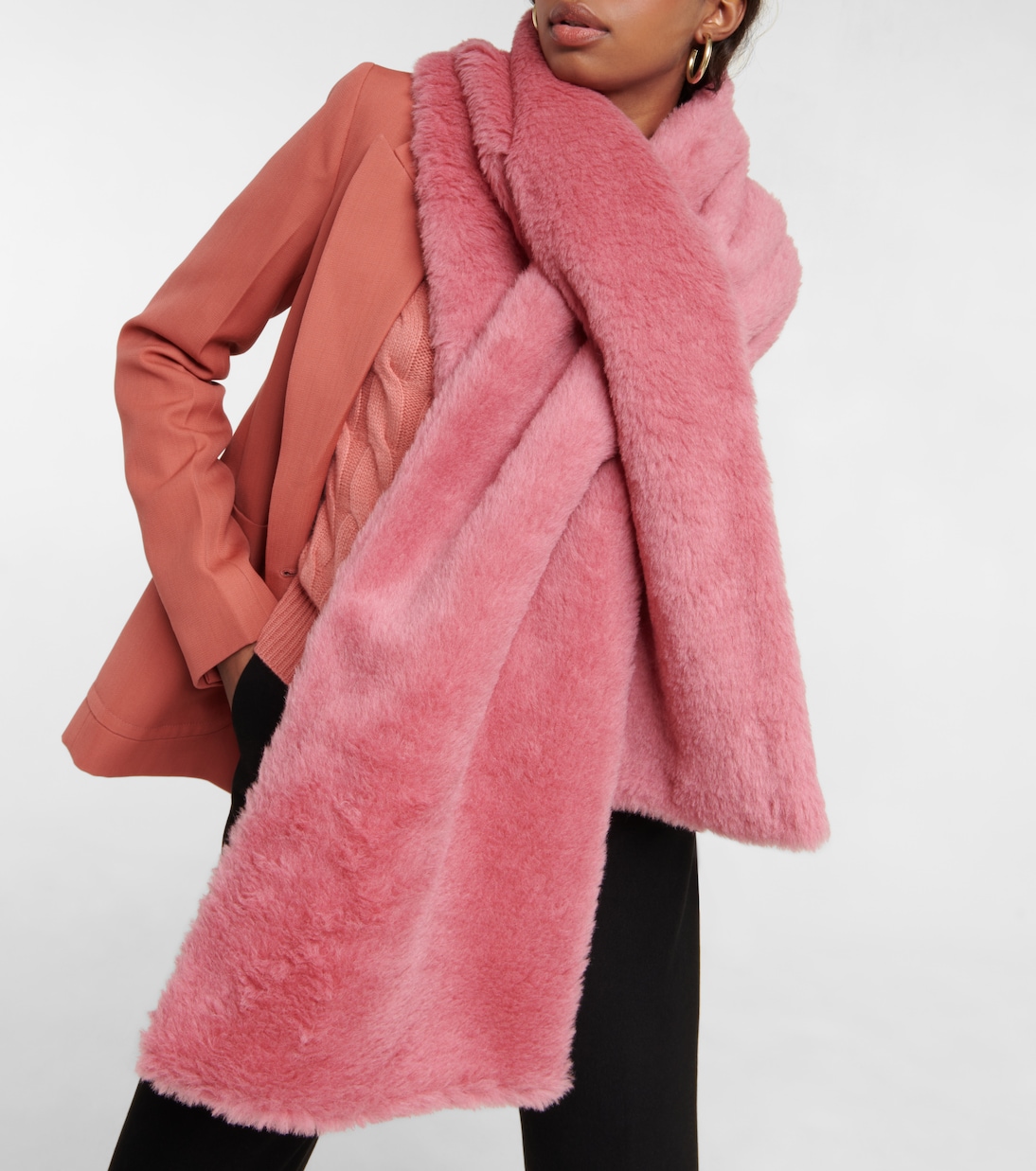 Bufanda en mezcla de lana de alpaca | Max Mara
