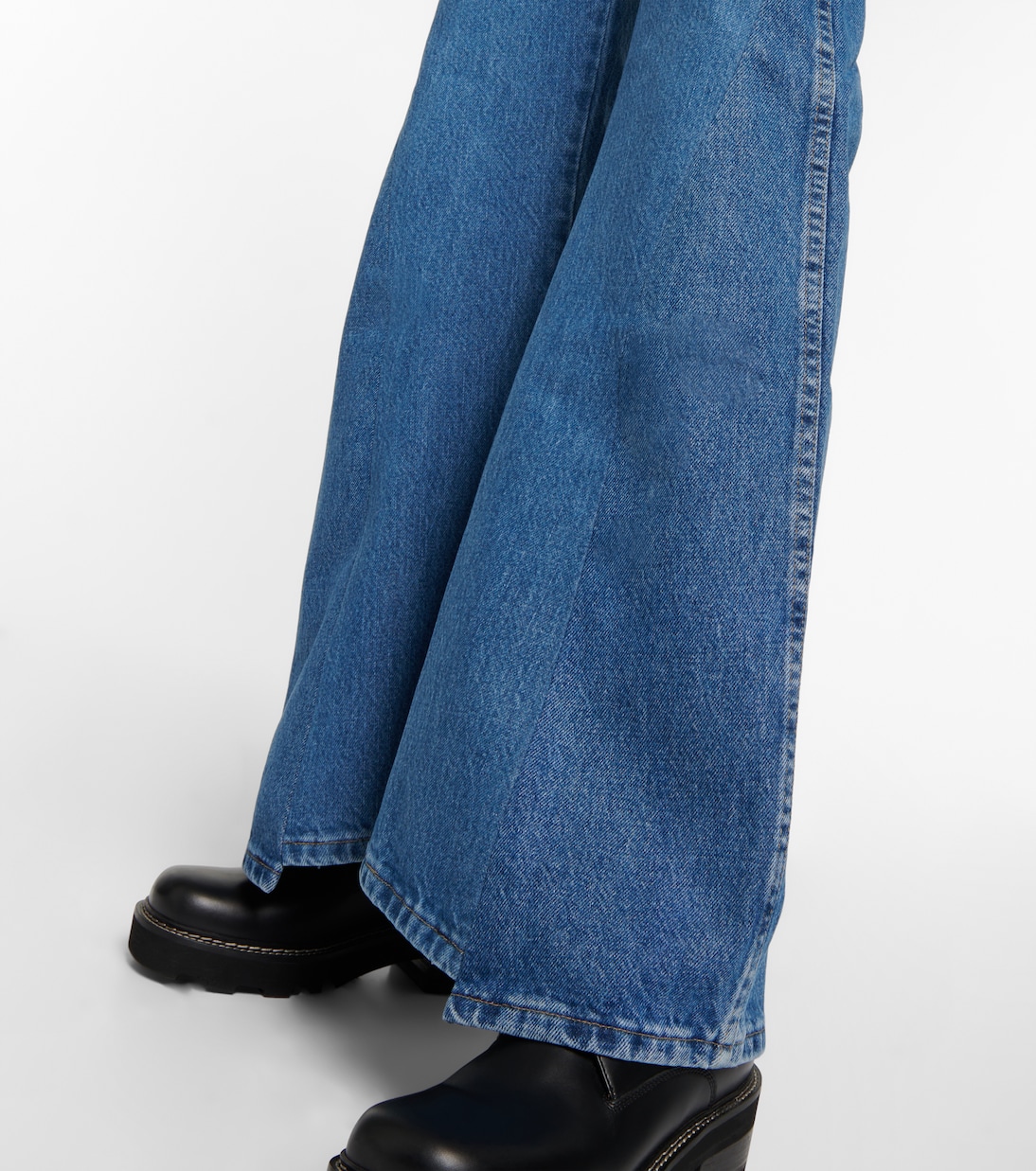 Foster patchwork flared jeans | Gabriela Hearst