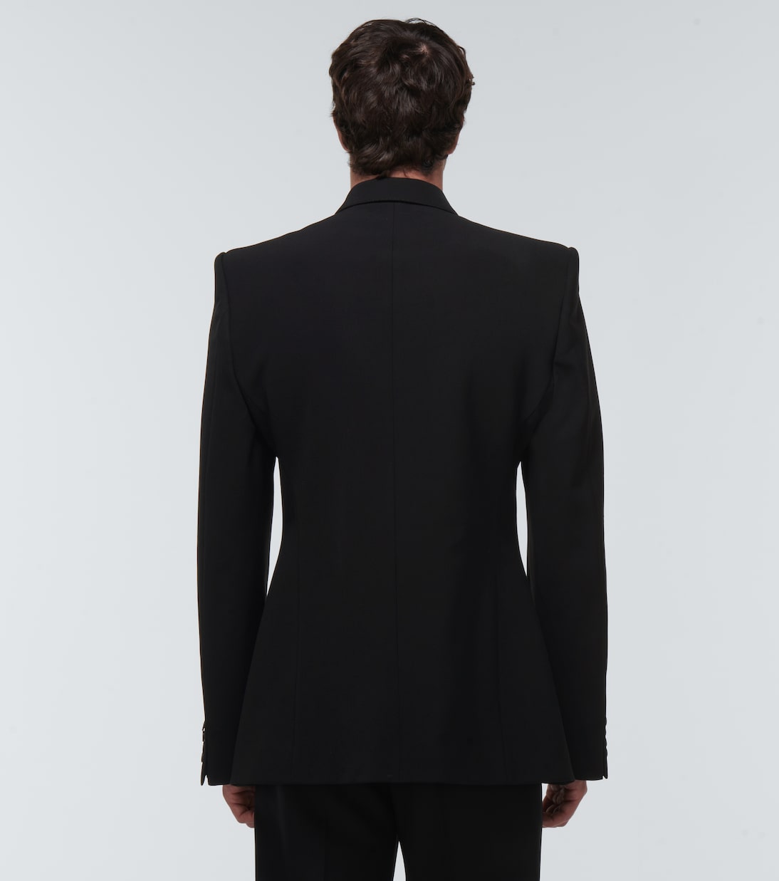 Wool-blend double-breasted blazer | Balenciaga