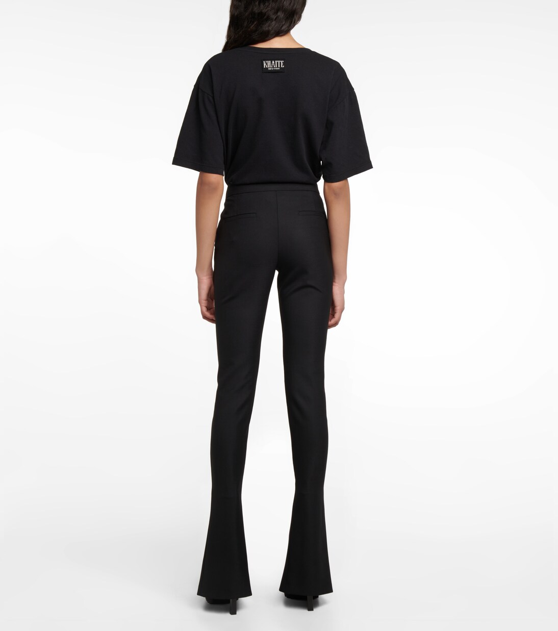 Corporate flared wool-blend pants | Off-White