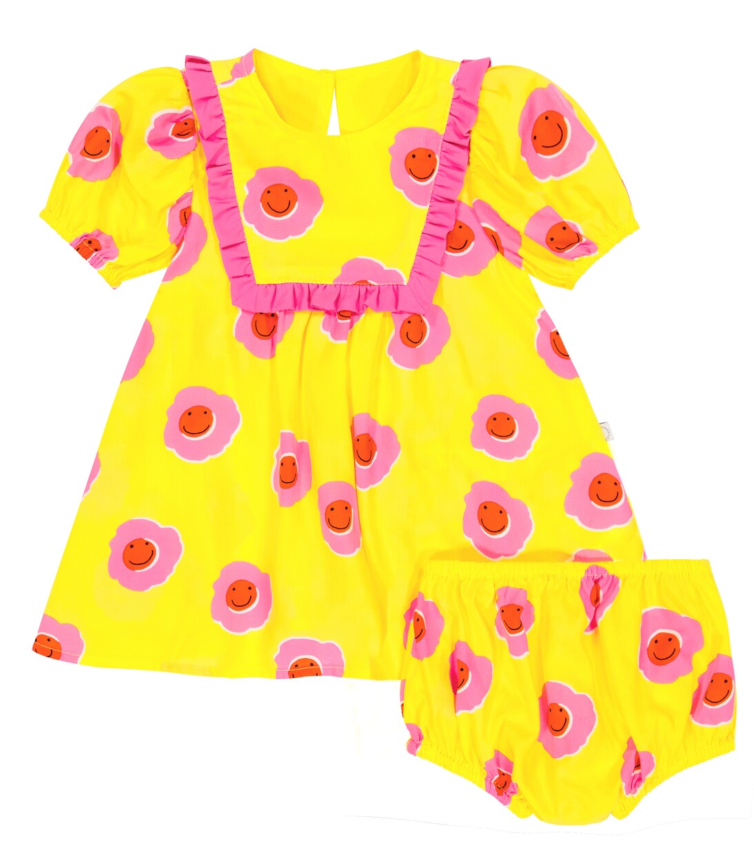 Baby - Abito e culottes in cotone con stampa | Stella McCartney Kids