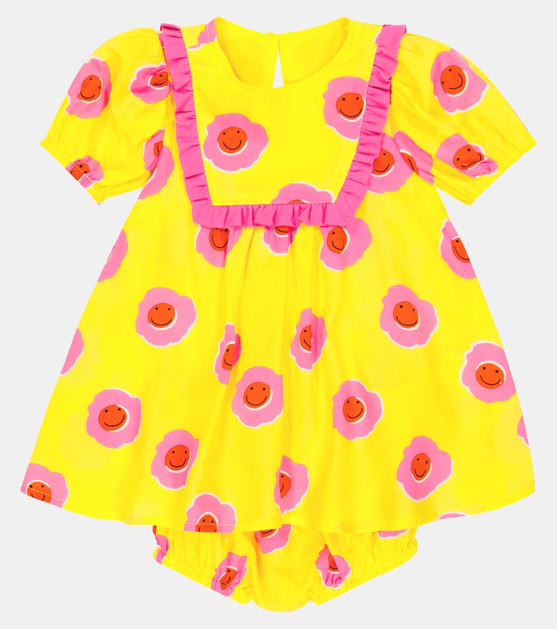 Baby - Abito e culottes in cotone con stampa | Stella McCartney Kids