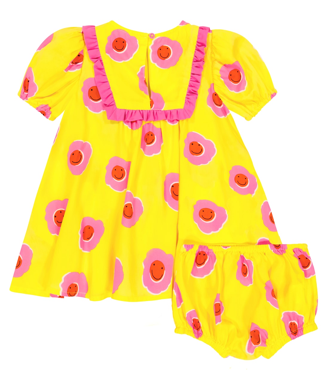 Baby - Abito e culottes in cotone con stampa | Stella McCartney Kids