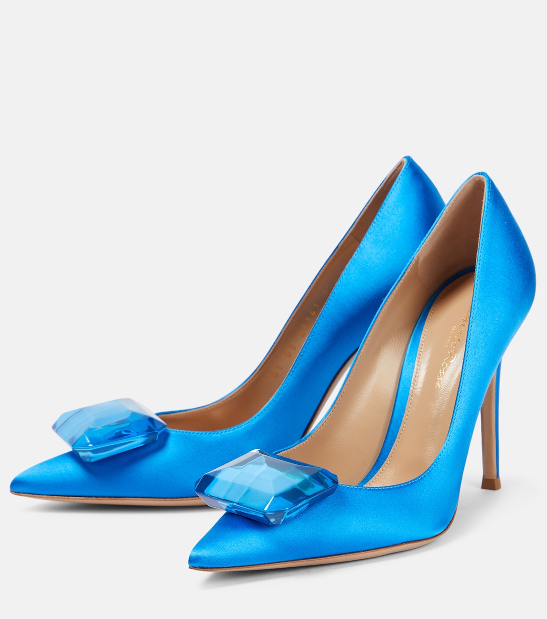 Pumps Jaipur in raso | Gianvito Rossi