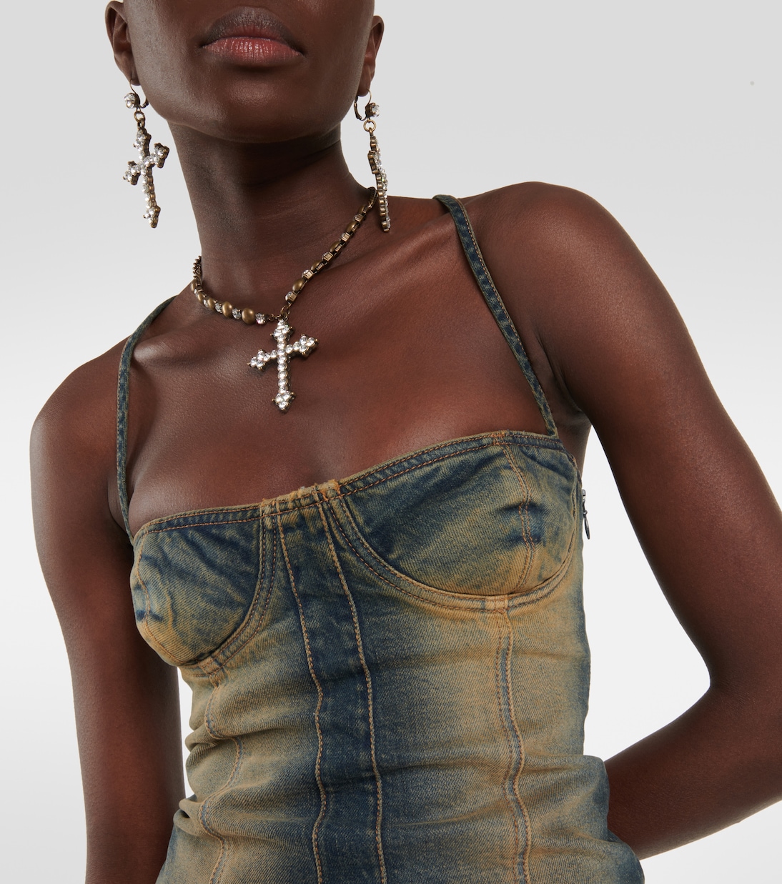 Denim minidress | Blumarine