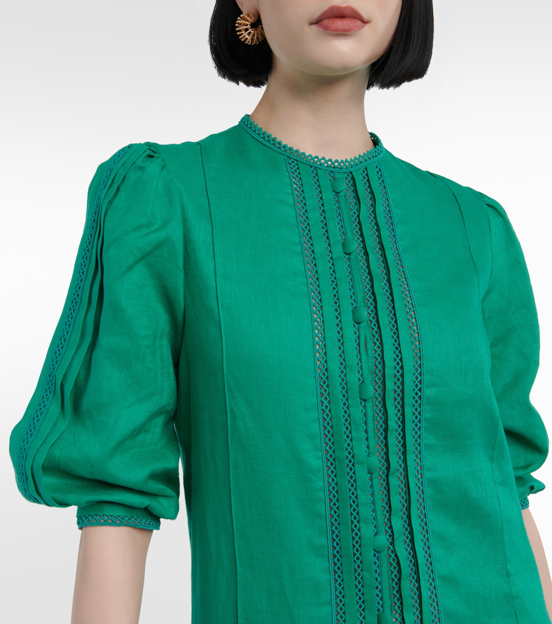 Robe longue en lin | Costarellos