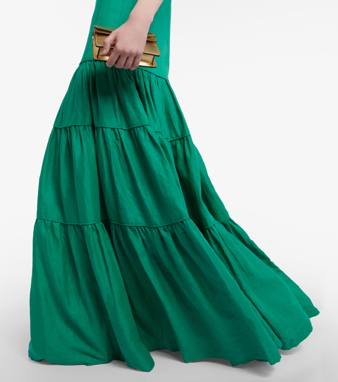 Robe longue en lin | Costarellos