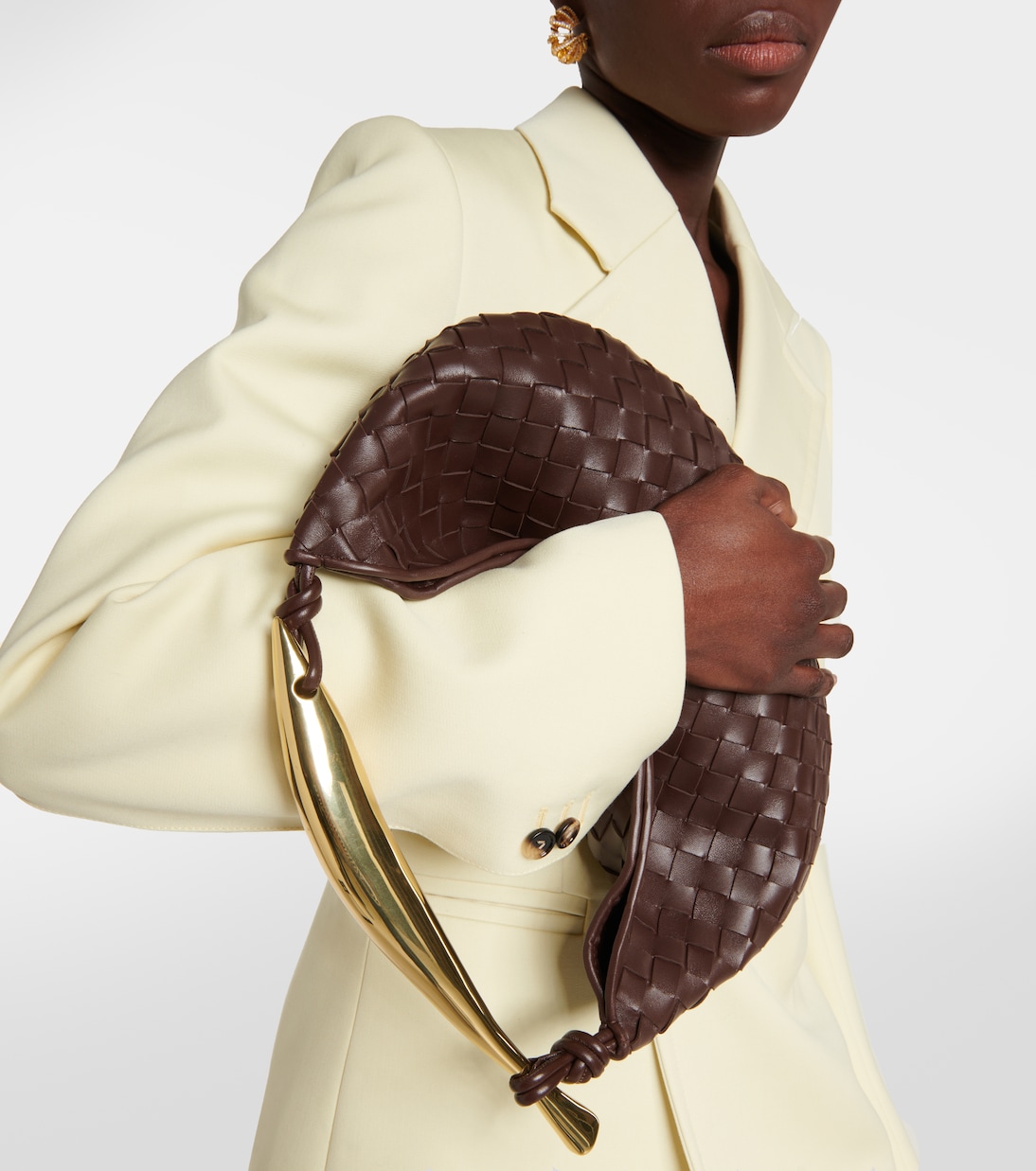 Borsa a spalla Sardine in pelle | Bottega Veneta