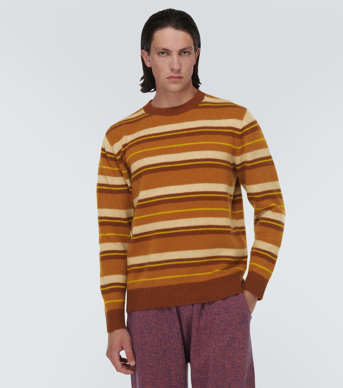 Pull rayé en cachemire | The Elder Statesman