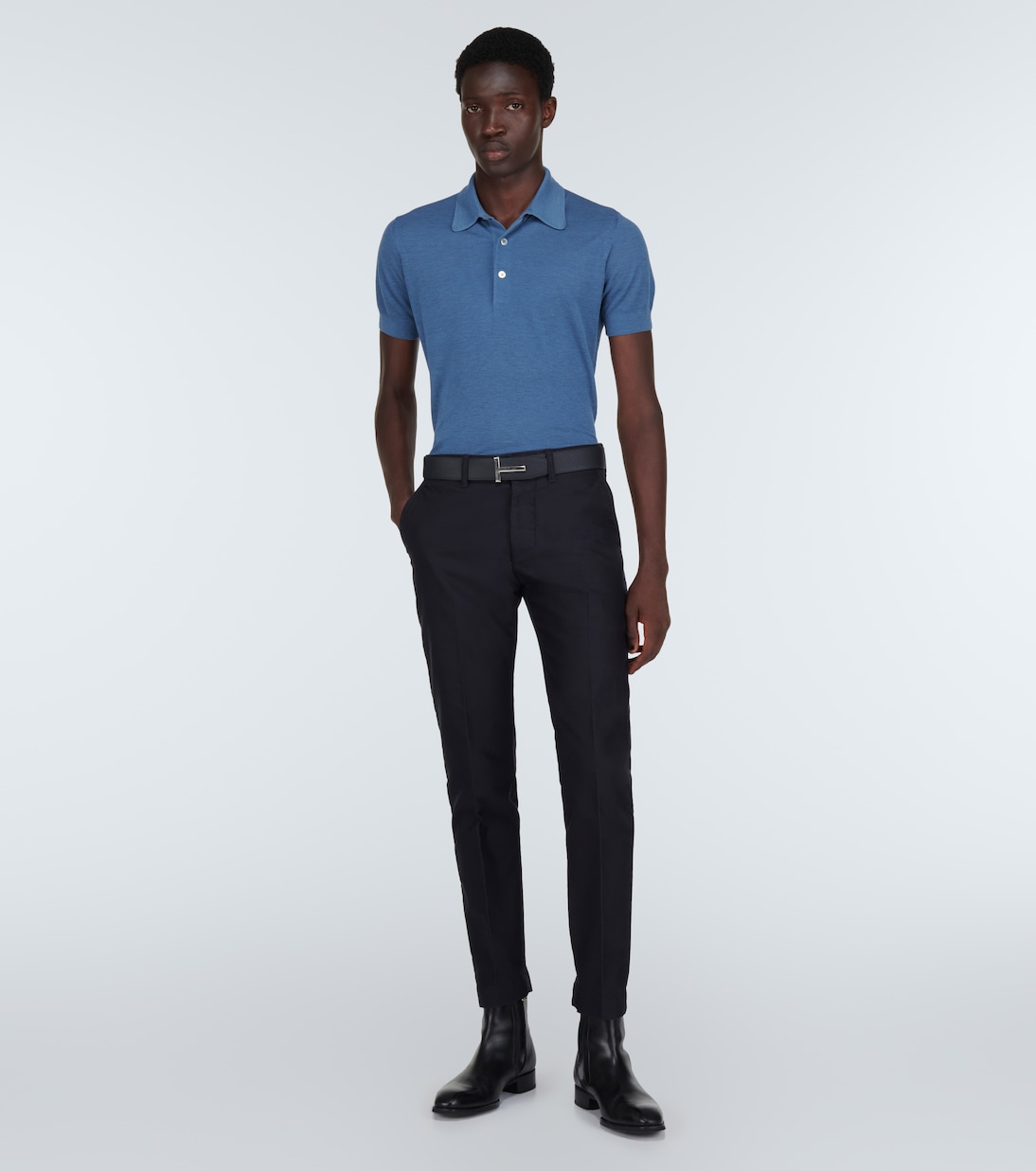 Polo de algodón y seda | Tom Ford