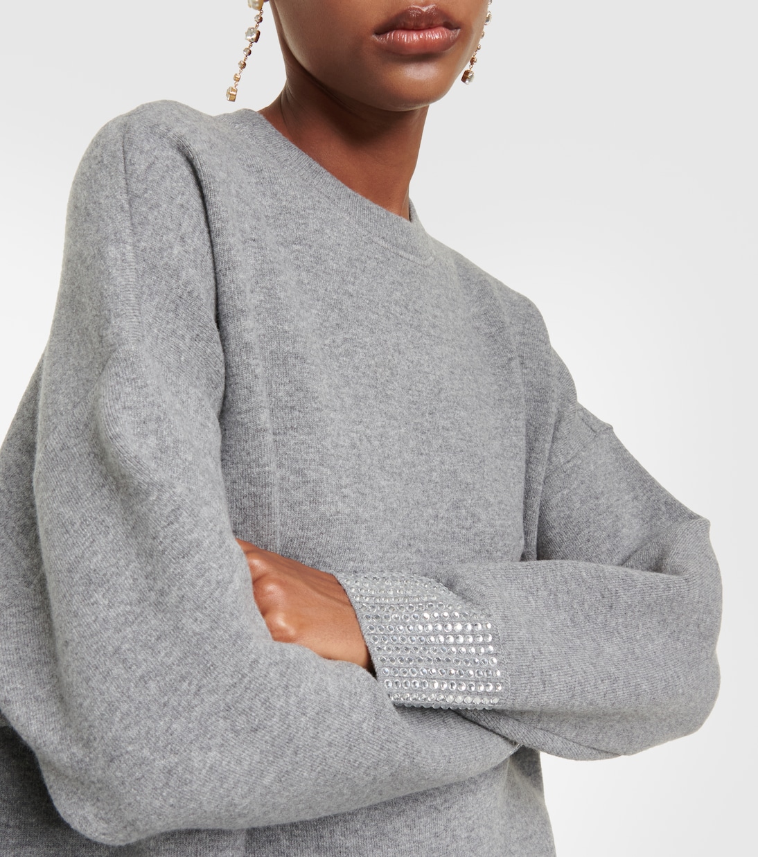 Embellished wool-blend sweater | Valentino
