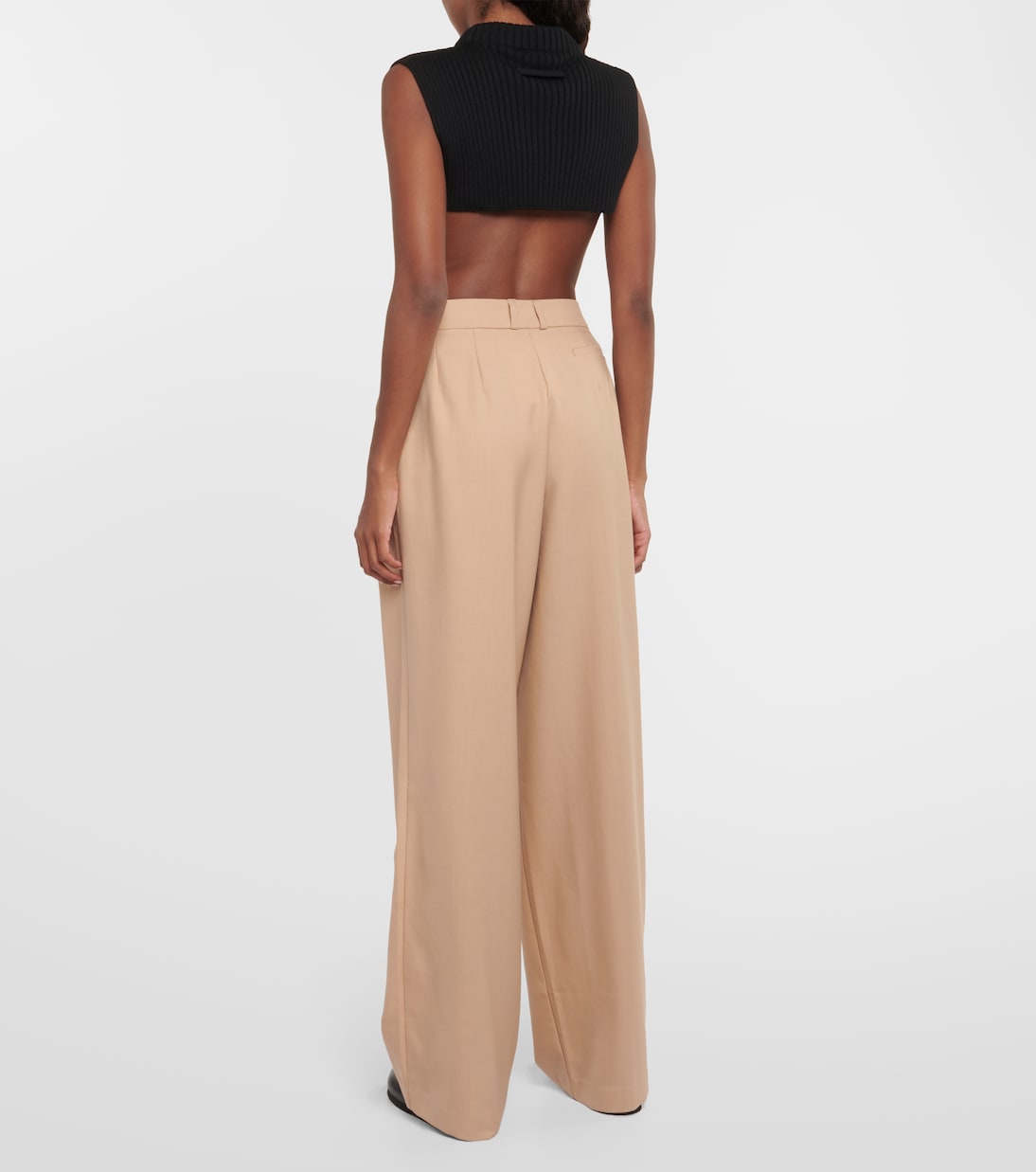 Pantalon ample Tansy en sergé | The Frankie Shop