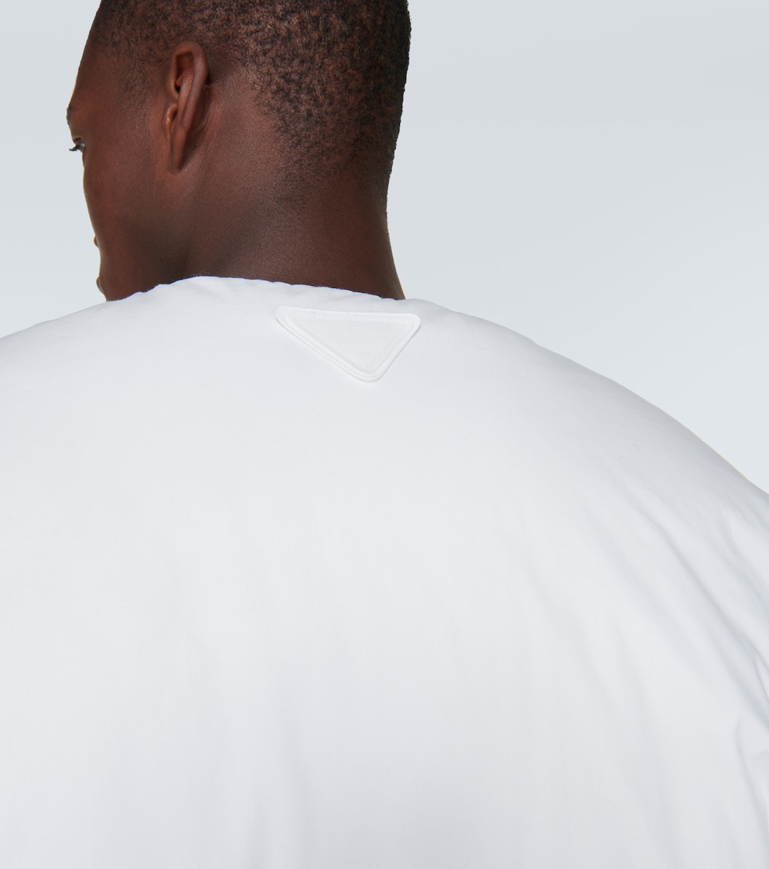 Cropped-Daunenjacke aus Baumwolle | Prada