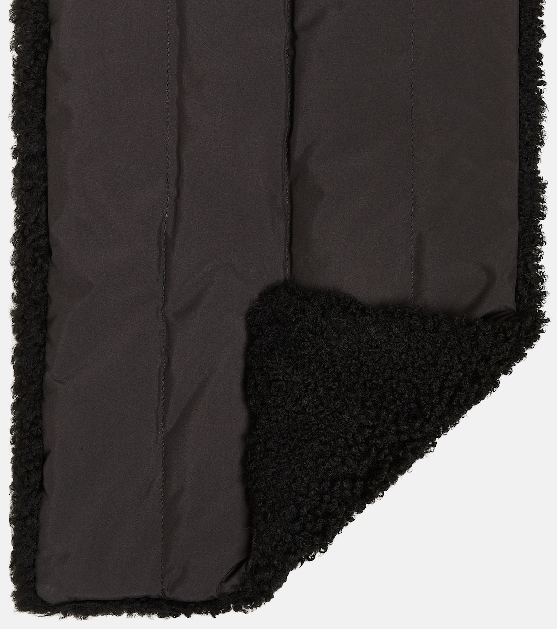 Sciarpa imbottita in shearling | Yves Salomon