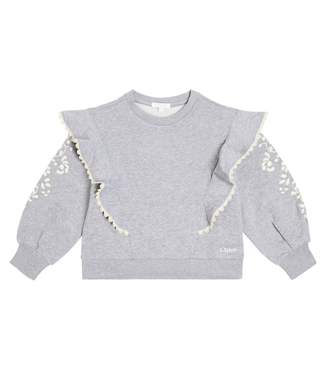 Sudadera en jersey de algodón | Chloé Kids