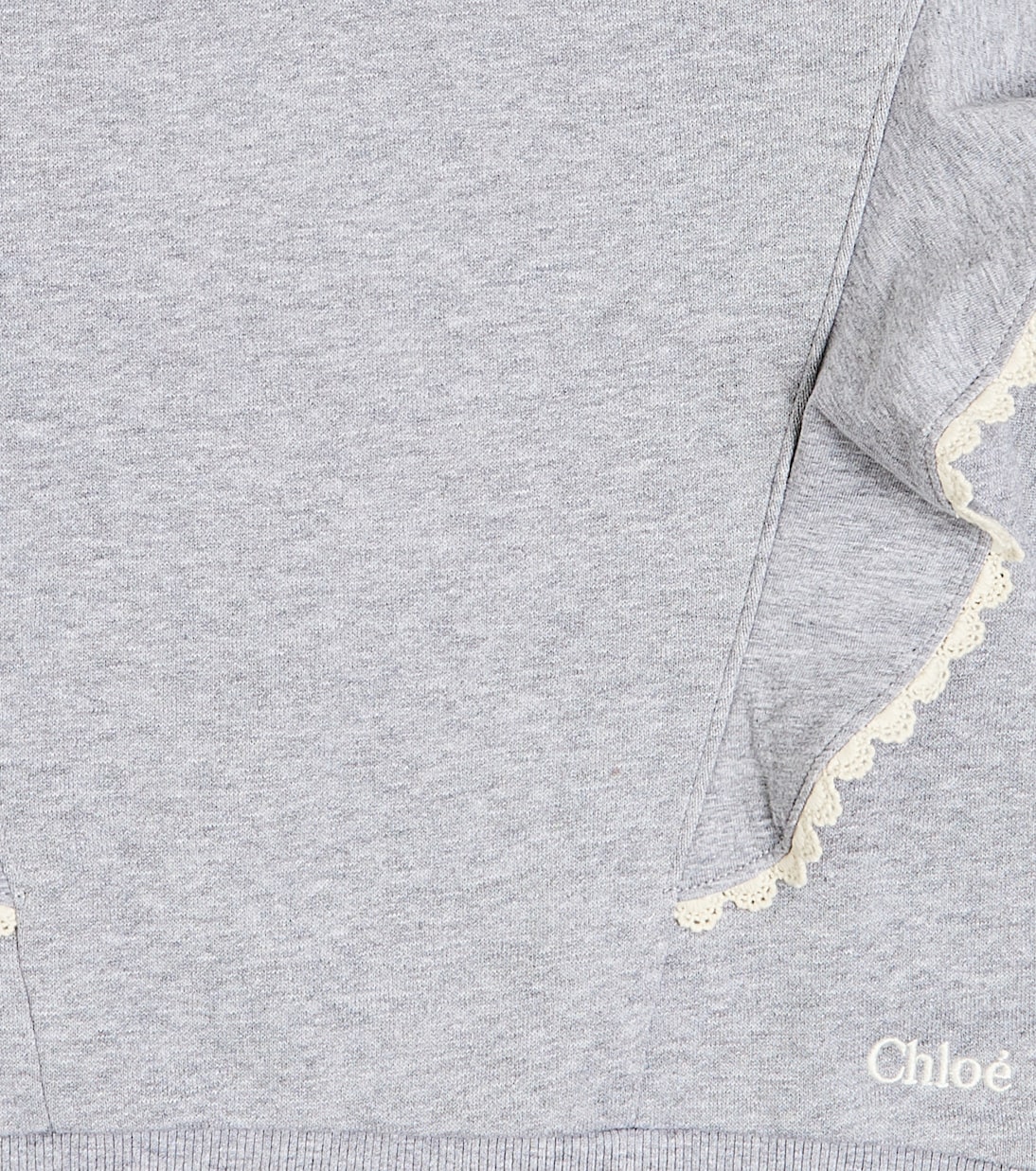 Sudadera en jersey de algodón | Chloé Kids