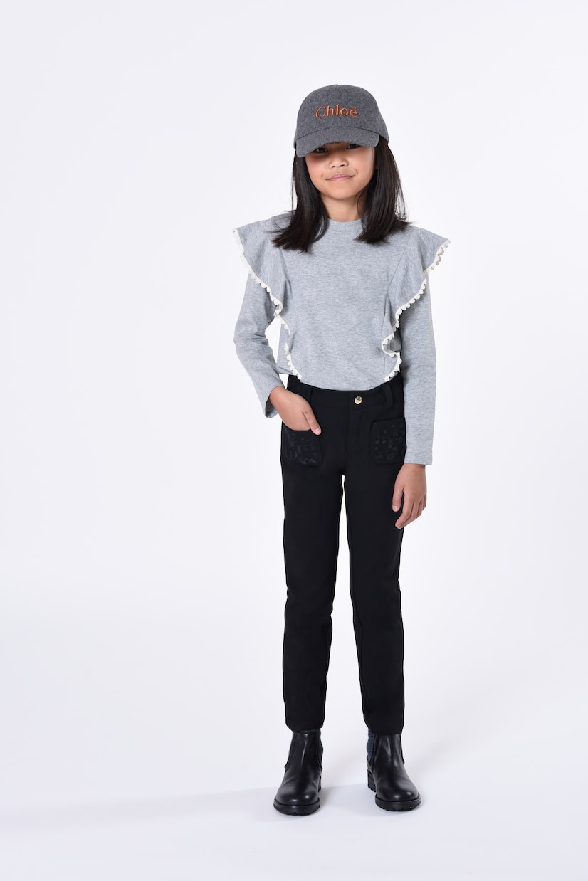 Sudadera en jersey de algodón | Chloé Kids