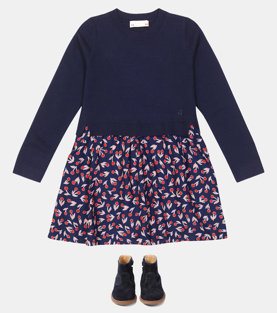 Stivaletti Chelsea patchwork in suede | Pom d'Api