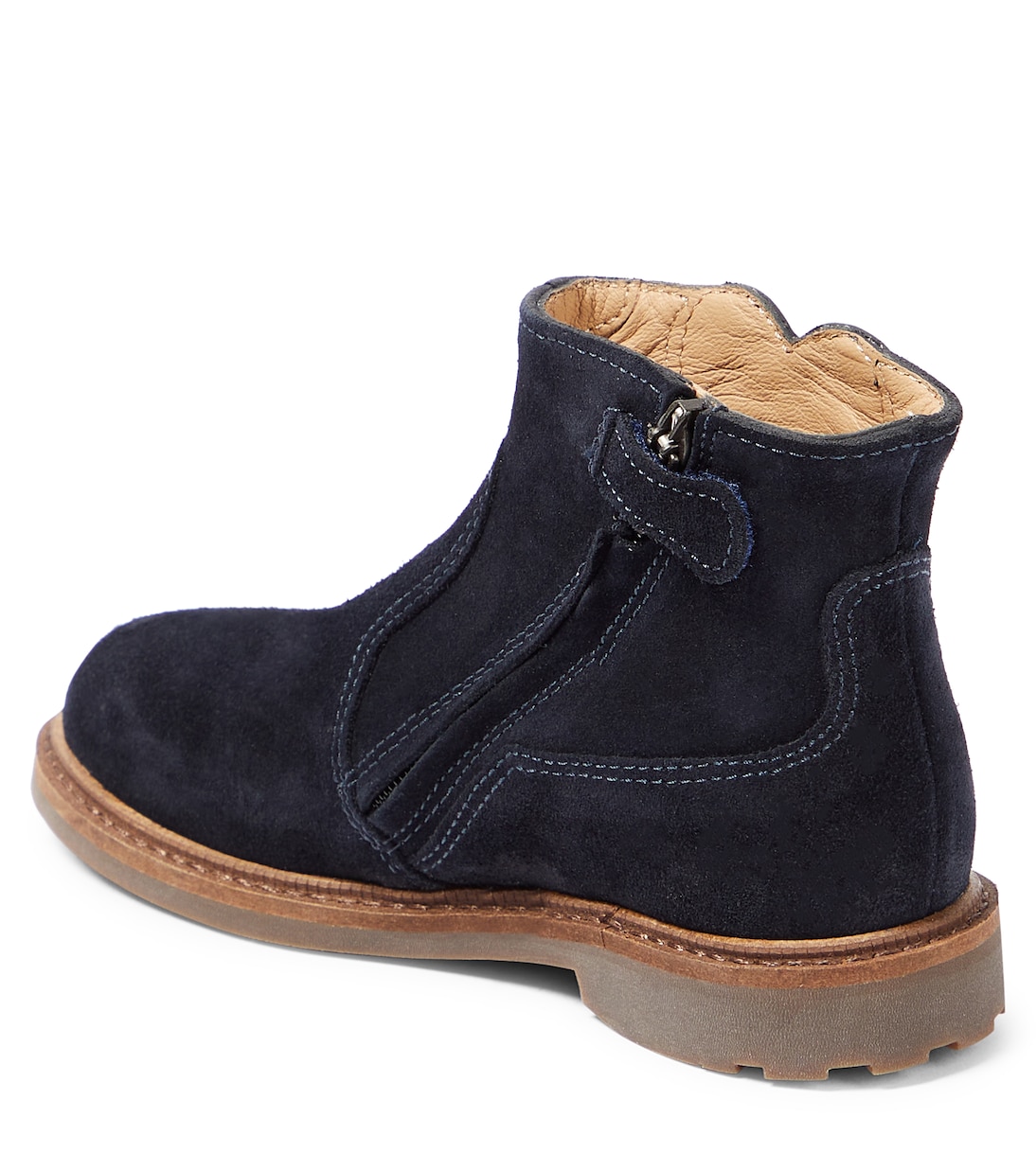 Stivaletti Chelsea patchwork in suede | Pom d'Api