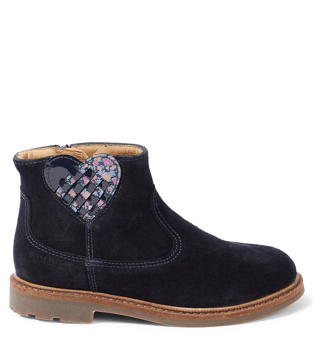 Stivaletti Chelsea patchwork in suede | Pom d'Api