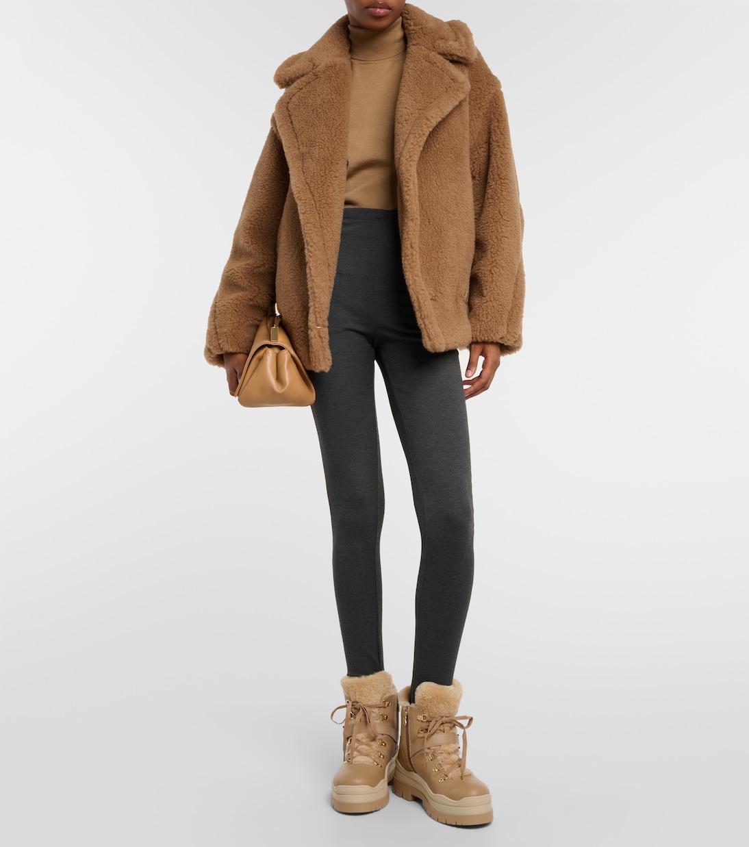 Stivaletti Arosa in pelle e shearling | Bogner
