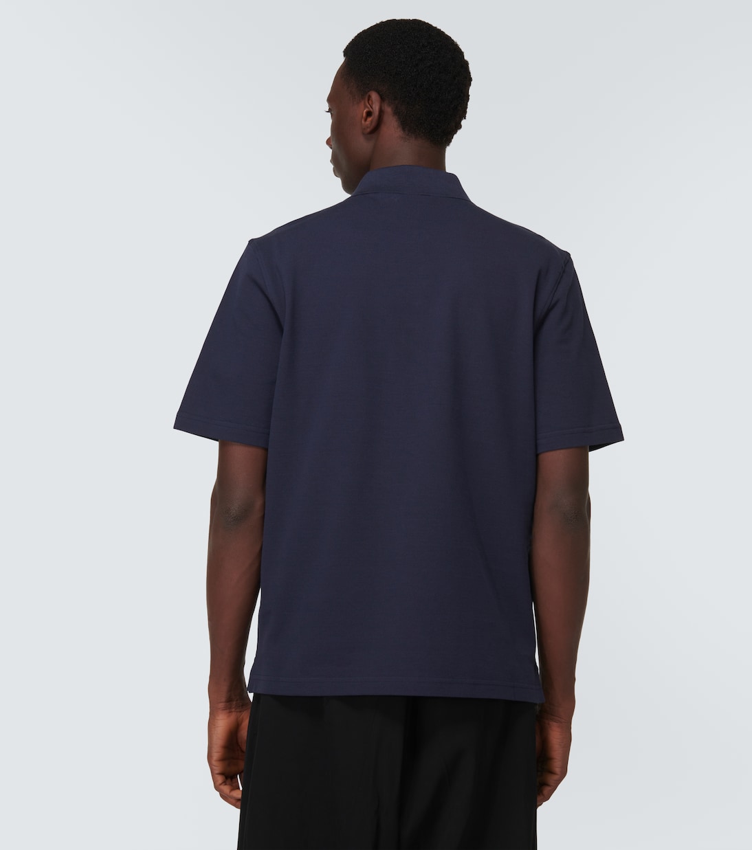 Oversized cotton jersey polo shirt | Lanvin