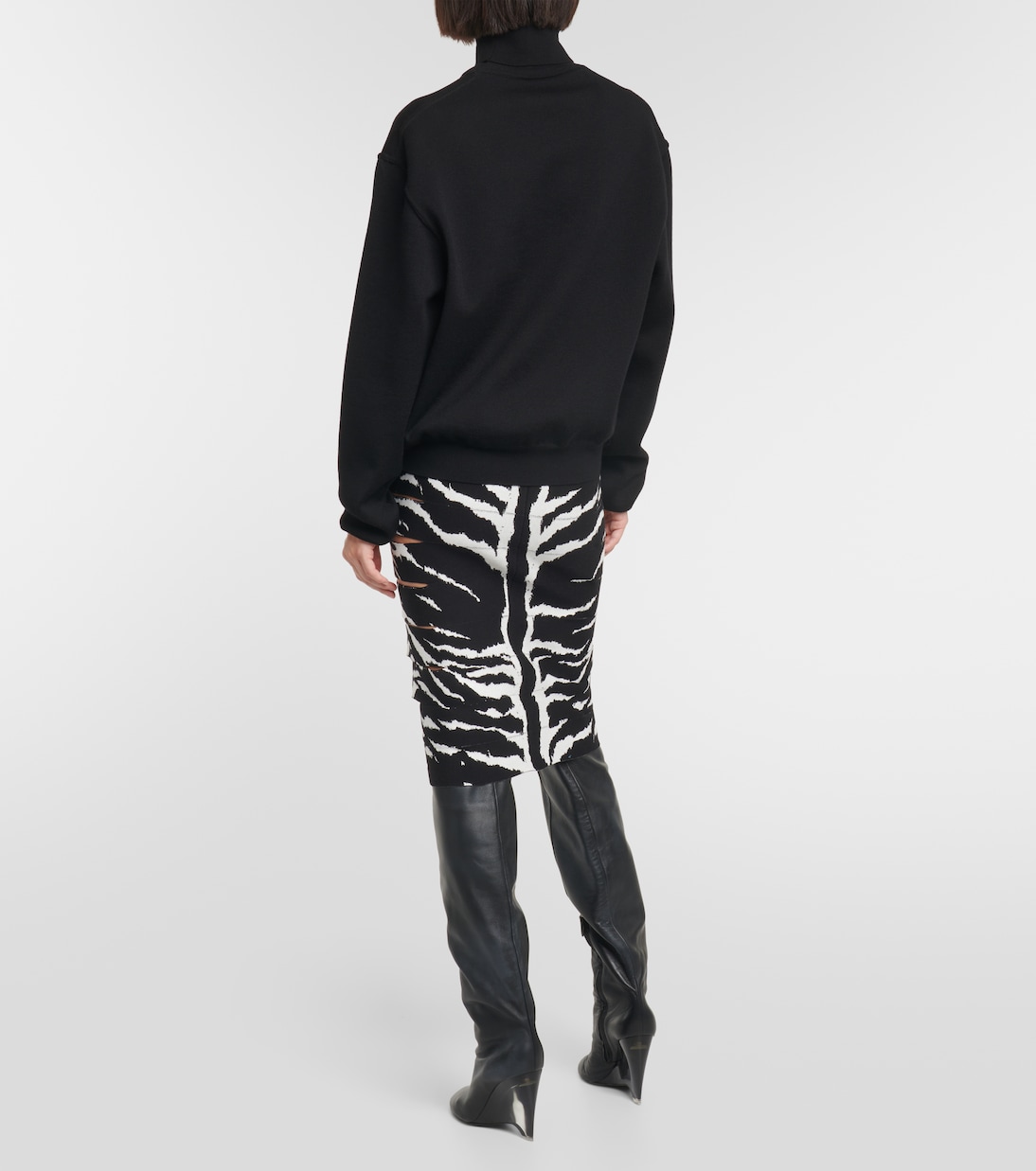 Wool-blend turtleneck sweater | Alaïa
