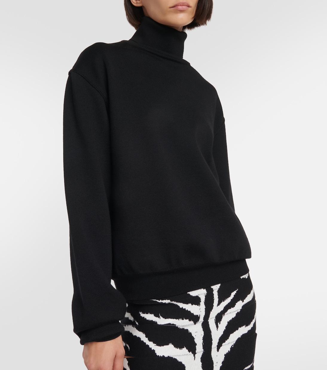 Wool-blend turtleneck sweater | Alaïa