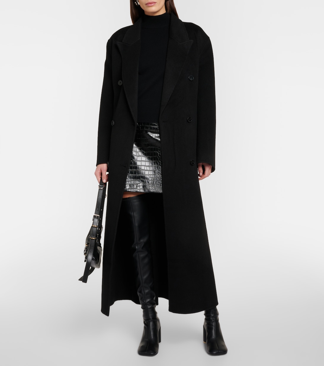 Minirock Mary aus Lederimitat | The Frankie Shop