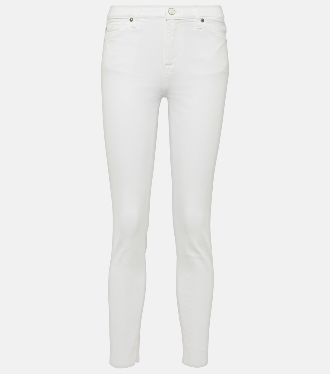 High-rise cropped skinny jeans  | 7 For All Mankind