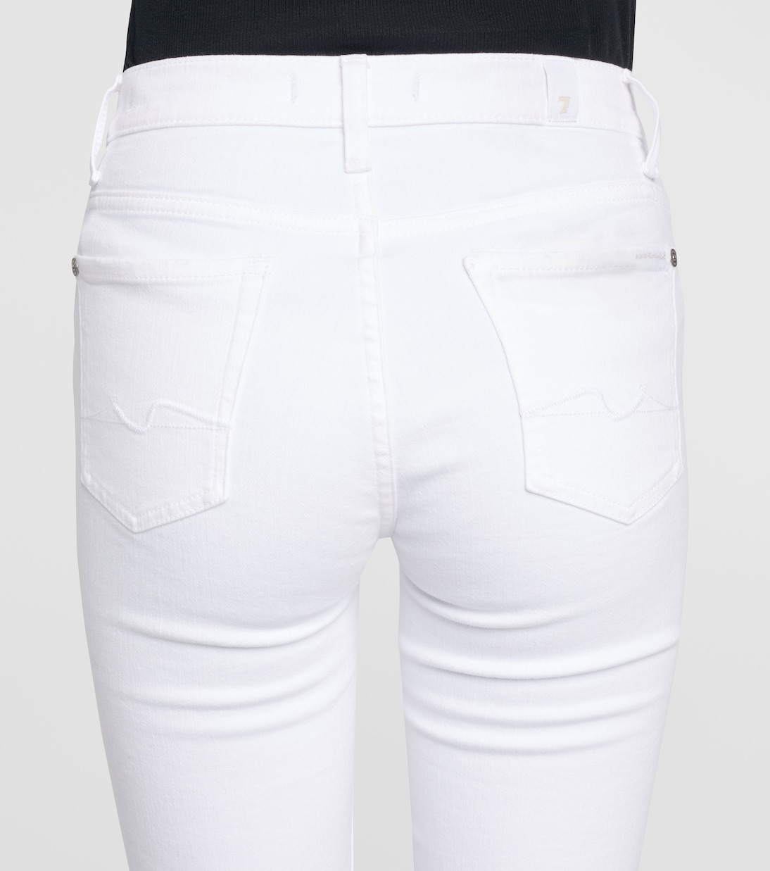 High-rise cropped skinny jeans  | 7 For All Mankind