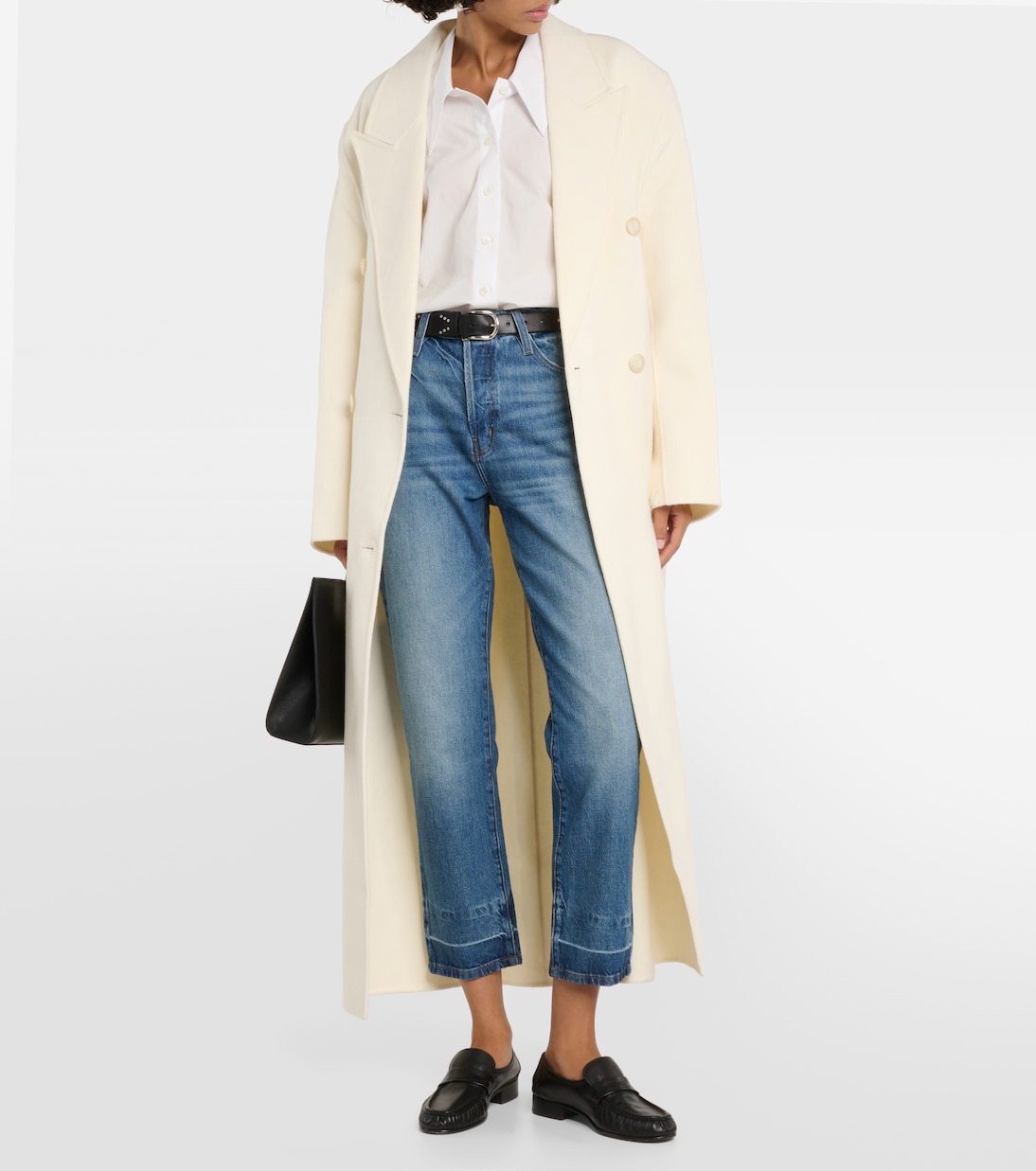 High-Rise Straight Jeans Le Mec | Frame