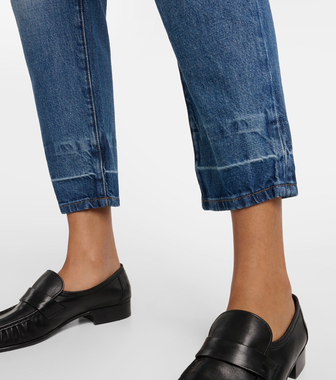 High-Rise Straight Jeans Le Mec | Frame