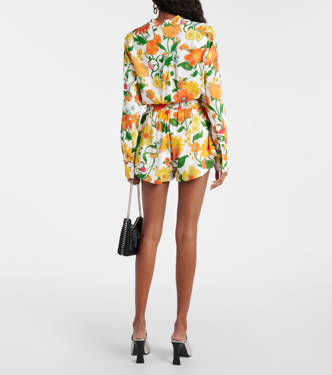 Shorts con stampa a vita media | Stella McCartney