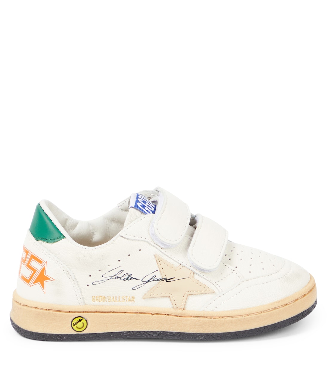 Ballstar printed leather sneakers | Golden Goose Kids