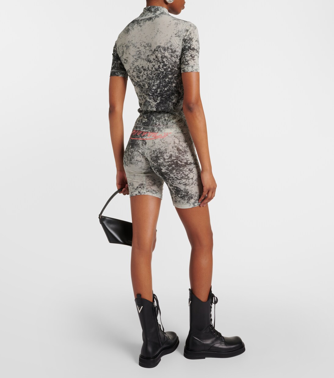 Turbo printed jersey top | KNWLS