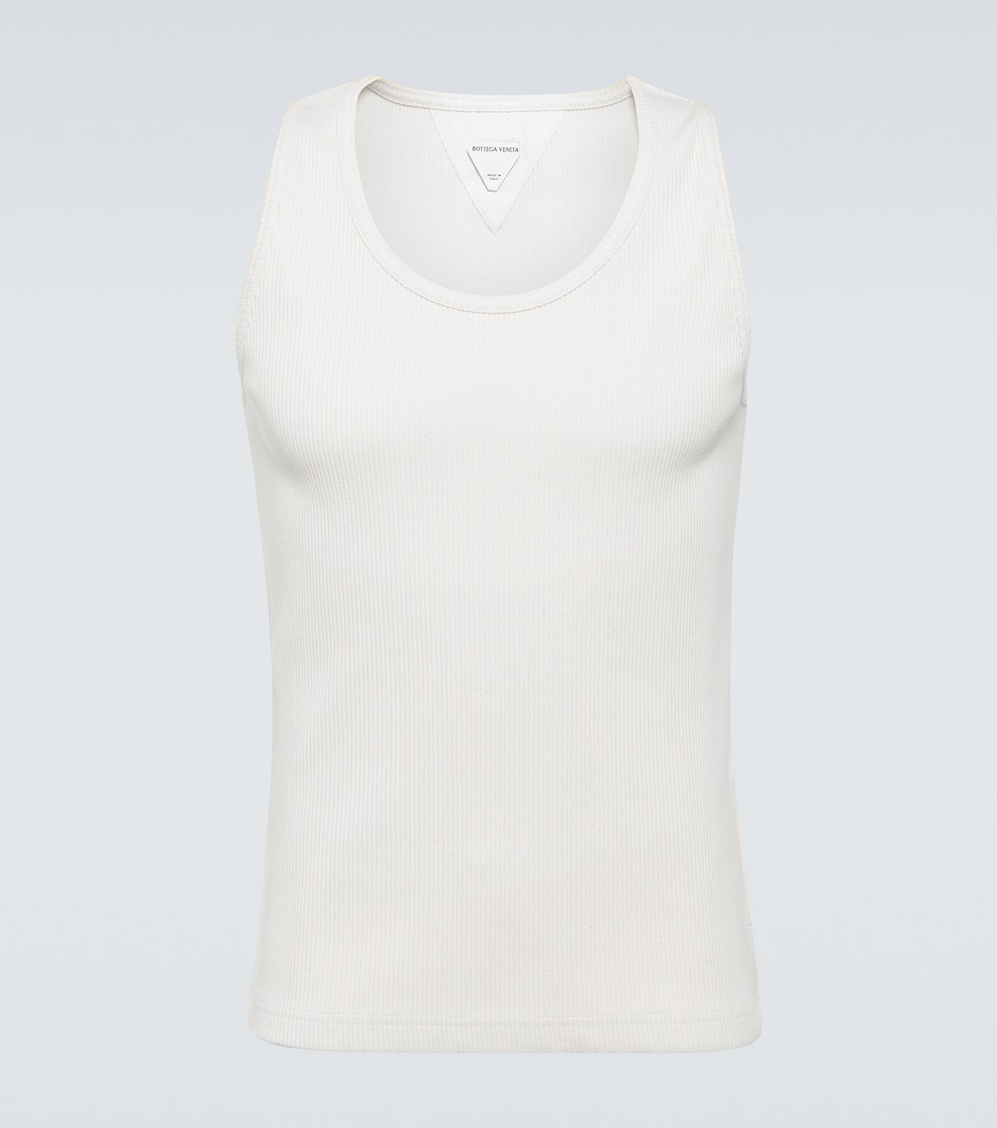 Tank top in jersey di misto cotone | Bottega Veneta