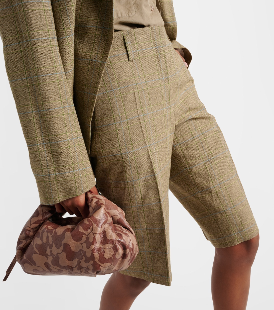 Checked Bermuda shorts | Dries Van Noten