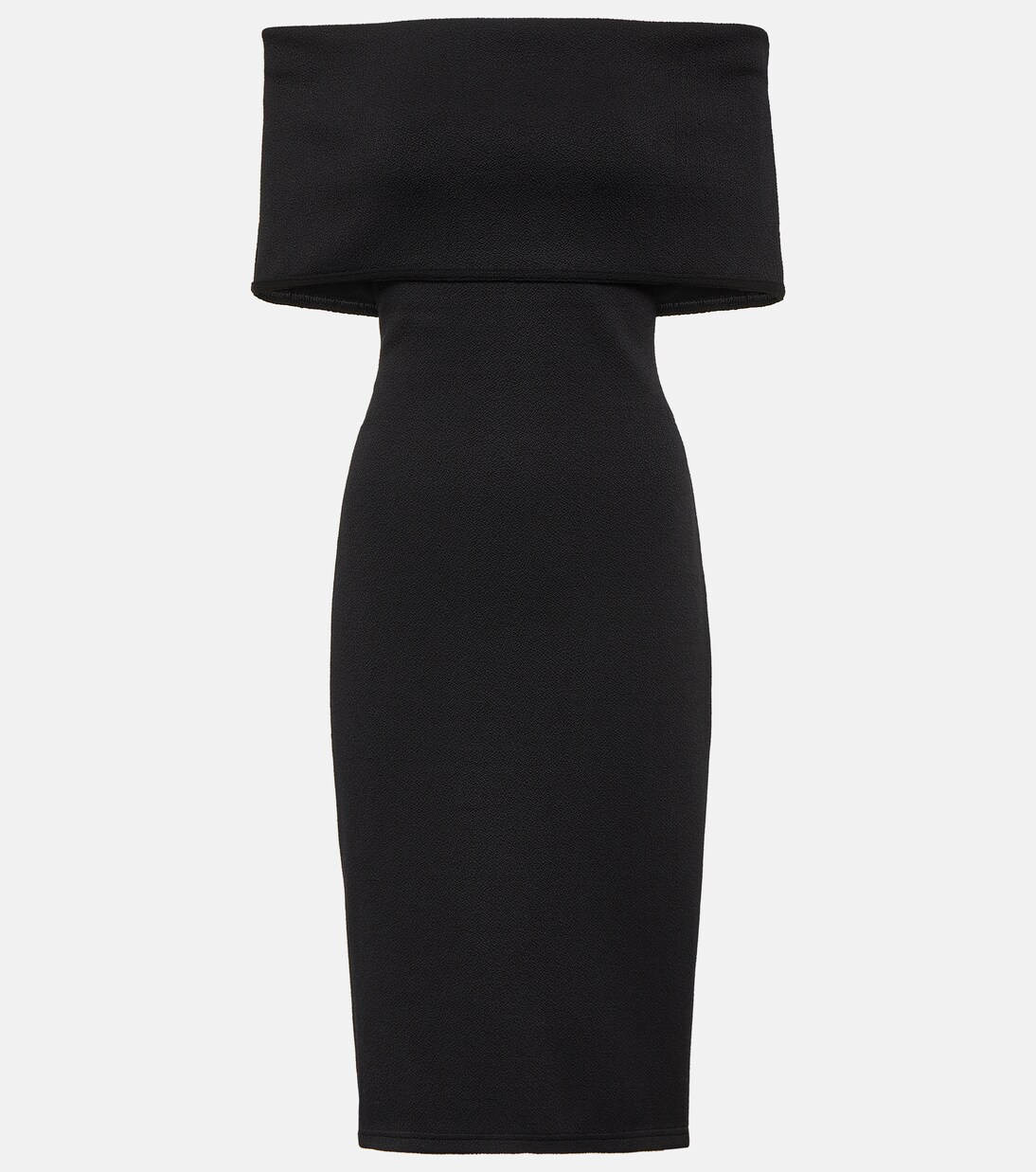 Robe midi à encolure bardot | Bottega Veneta