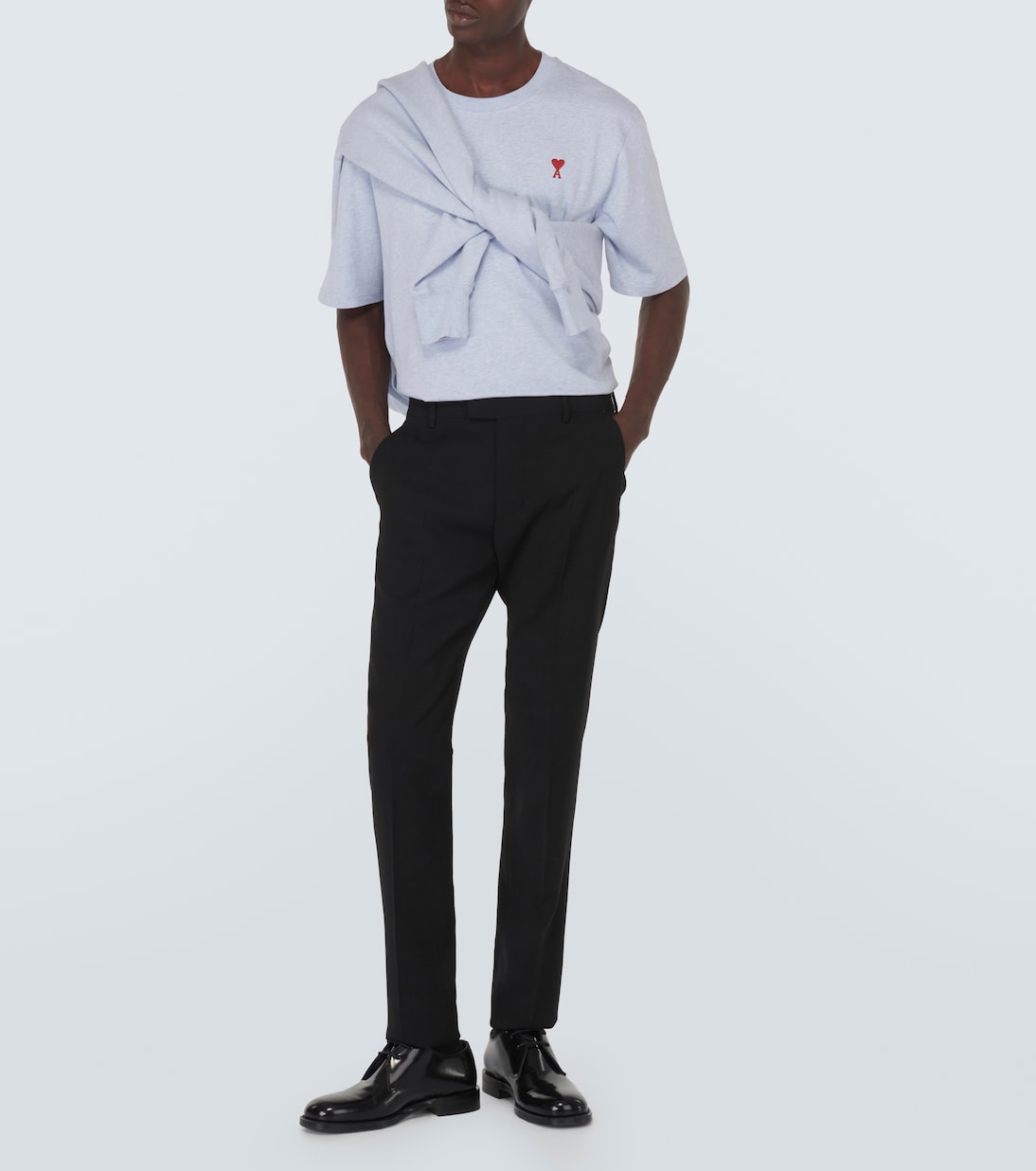 T-Shirt Ami de Cœur aus Baumwoll-Jersey | Ami Paris