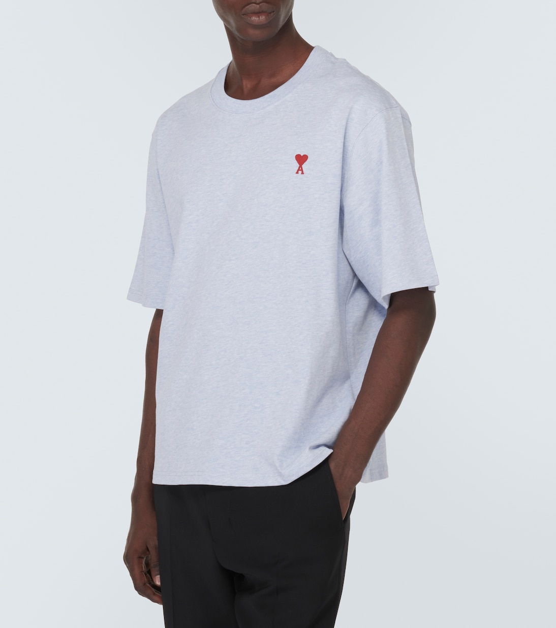 T-Shirt Ami de Cœur aus Baumwoll-Jersey | Ami Paris