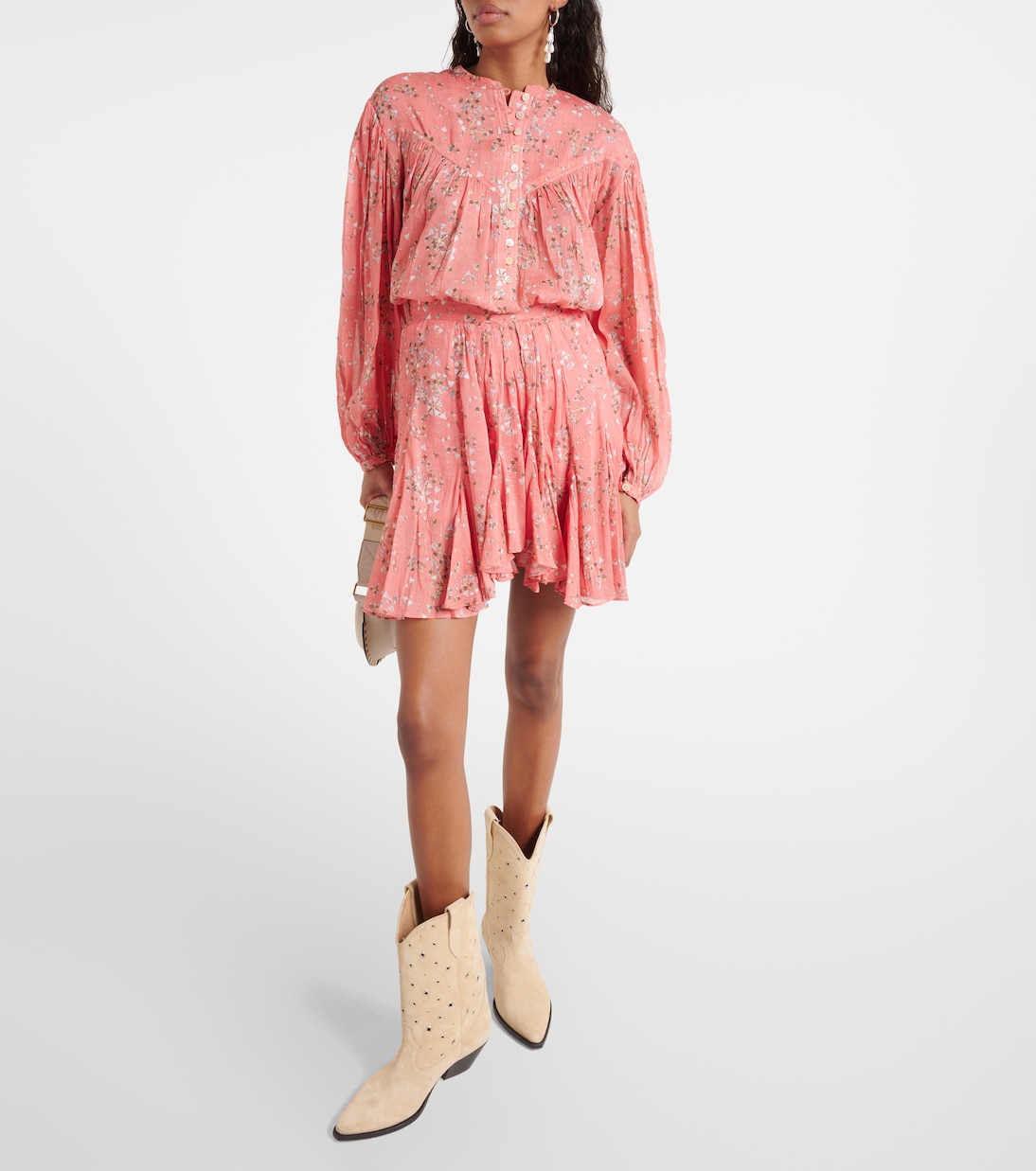 Blusa Kiledia de algodón y seda | Isabel Marant