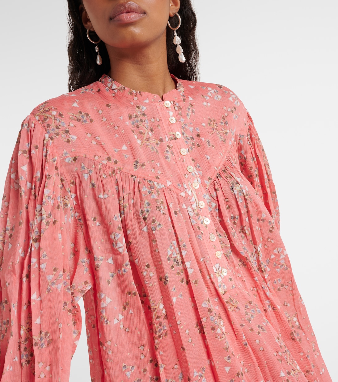 Blusa Kiledia de algodón y seda | Isabel Marant