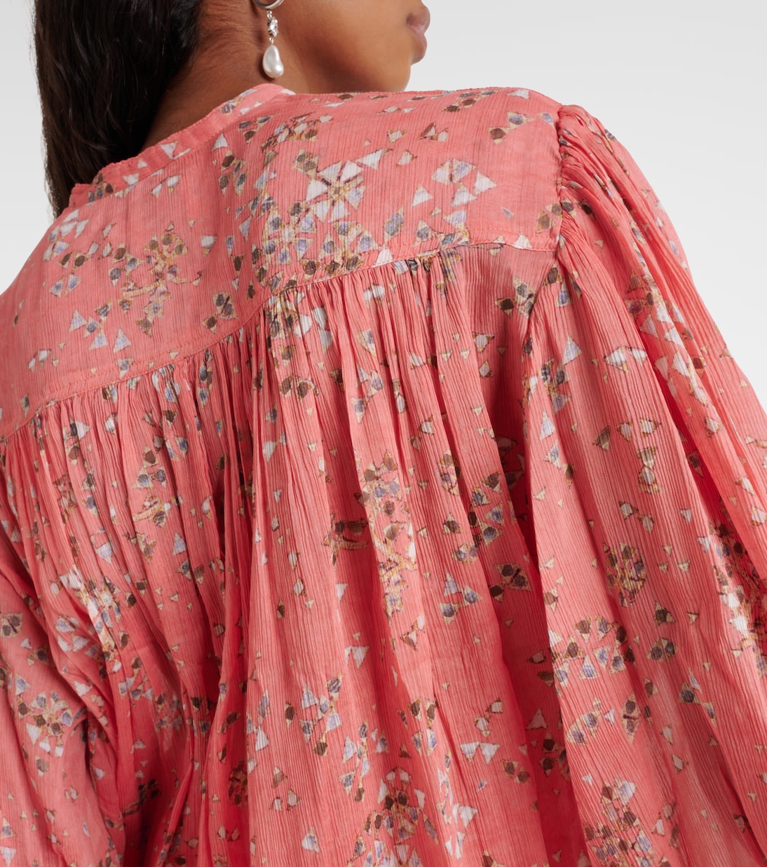 Blusa Kiledia de algodón y seda | Isabel Marant