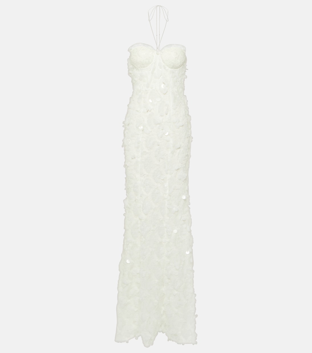Bridal - Abito lungo in tulle con paillettes | Rotate