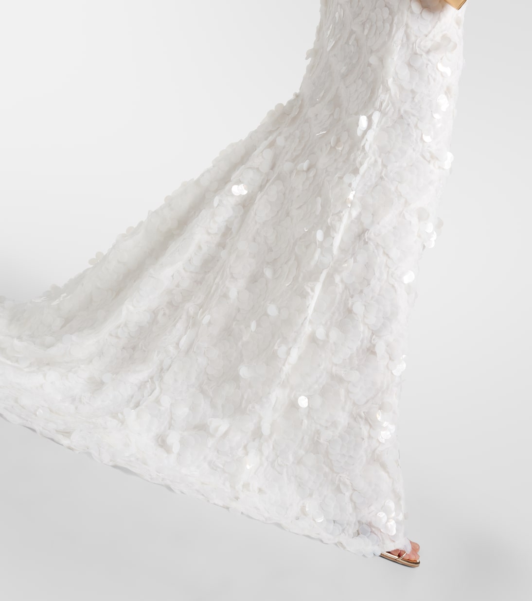 Bridal - Abito lungo in tulle con paillettes | Rotate