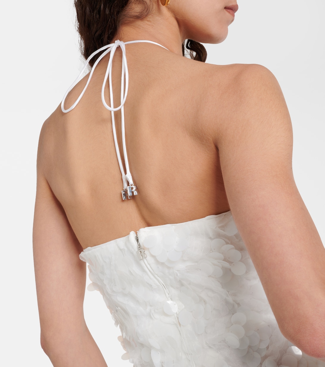 Bridal - Abito lungo in tulle con paillettes | Rotate