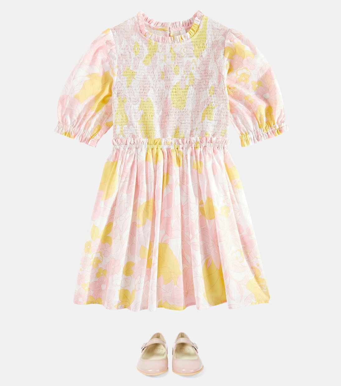 Robe Pop en coton à fleurs | Zimmermann Kids