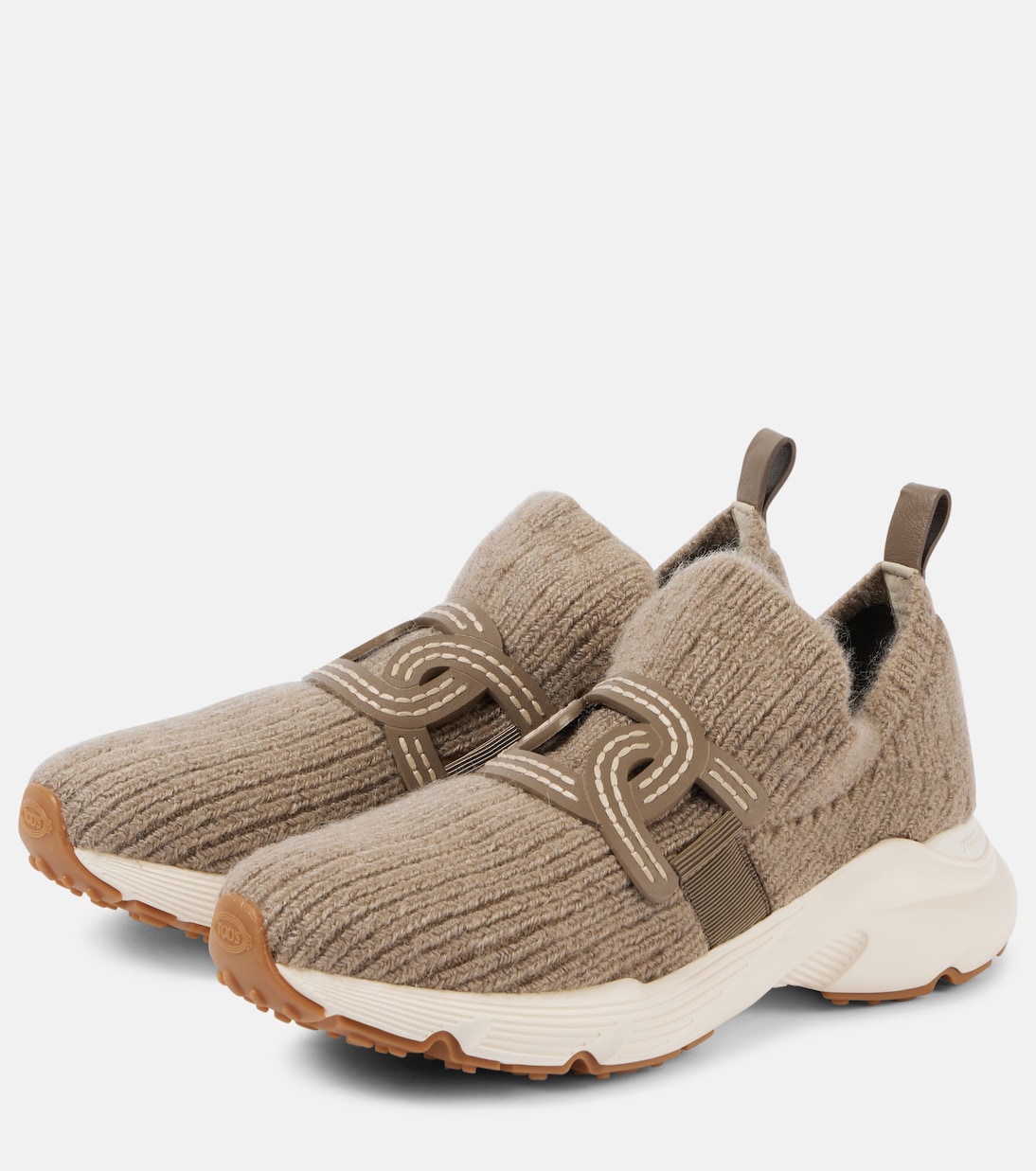 Sneakers Kate aus Strick mit Leder | Tod's